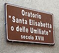 wikimedia_commons=File:Oratorio Santa Elisabetta Sign.jpg